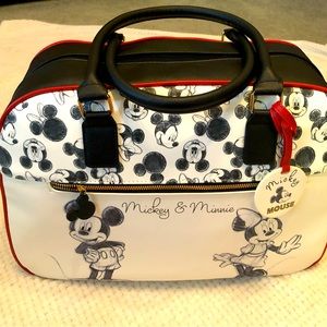 Minnie and Mickey Mouse Disney weekend travel bag